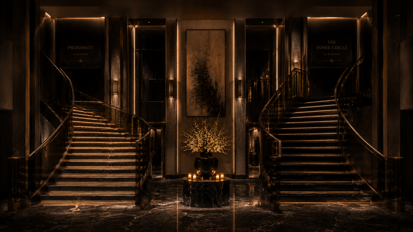 Two staircases