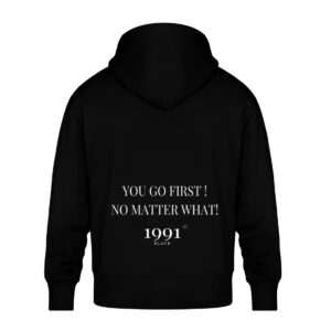 Oversized Hoodie YOU GO FIRST! - Unisex Oversized Organic Hoodie-16